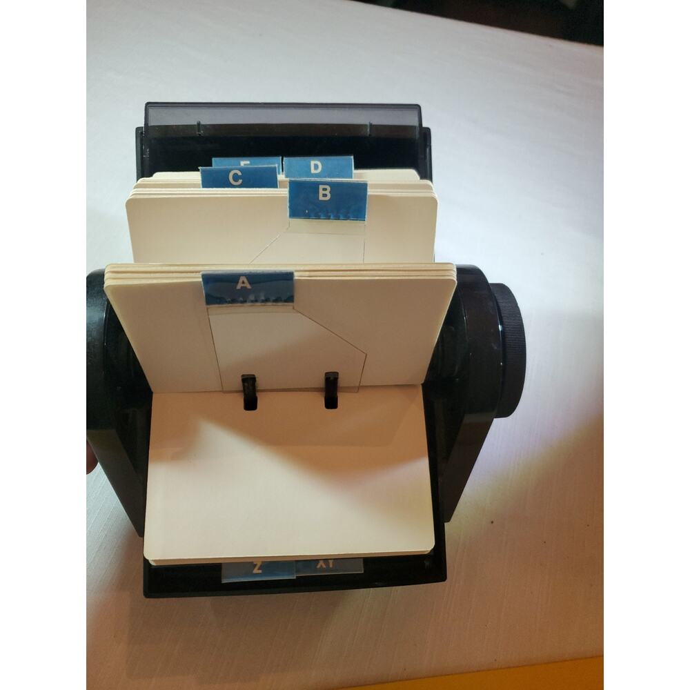 Vintage Rolodex Rotary Address Card Filer - Picture 7 of 7